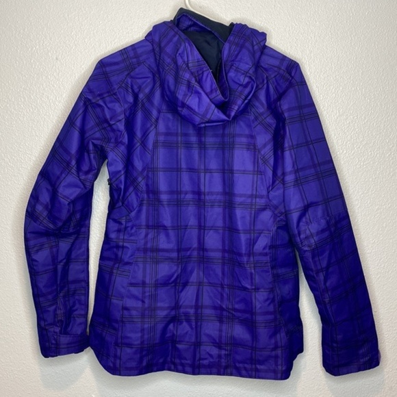 Columbia Purple Plaid Waterproof Jacket Size Small - Picture 8 of 8